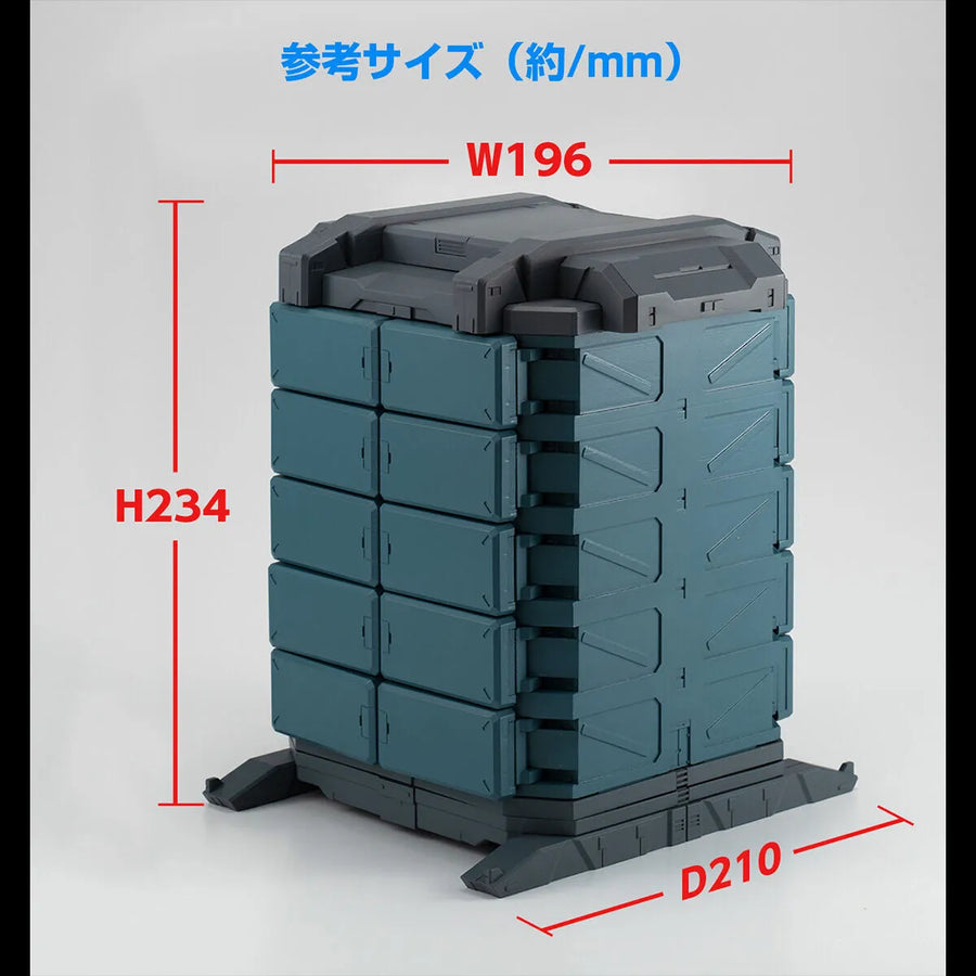 Kidou Senshi Gundam Suisei no Majo - G Structure GS07-B - Realistic Model Series - MS Container - 1/144 - Material Color Edition (MegaHouse)ㅤ – MegaHouse – ActionFigureBrasil