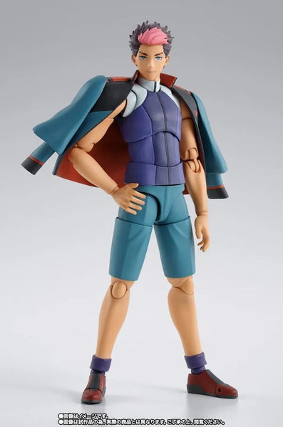 Kidou Senshi Gundam Suisei no Majo - Guel Jeturk - S.H.Figuarts (Bandai Spirits) [Shop Exclusive]ㅤ – Bandai Spirits – ActionFigureBrasil — ângulo diferente