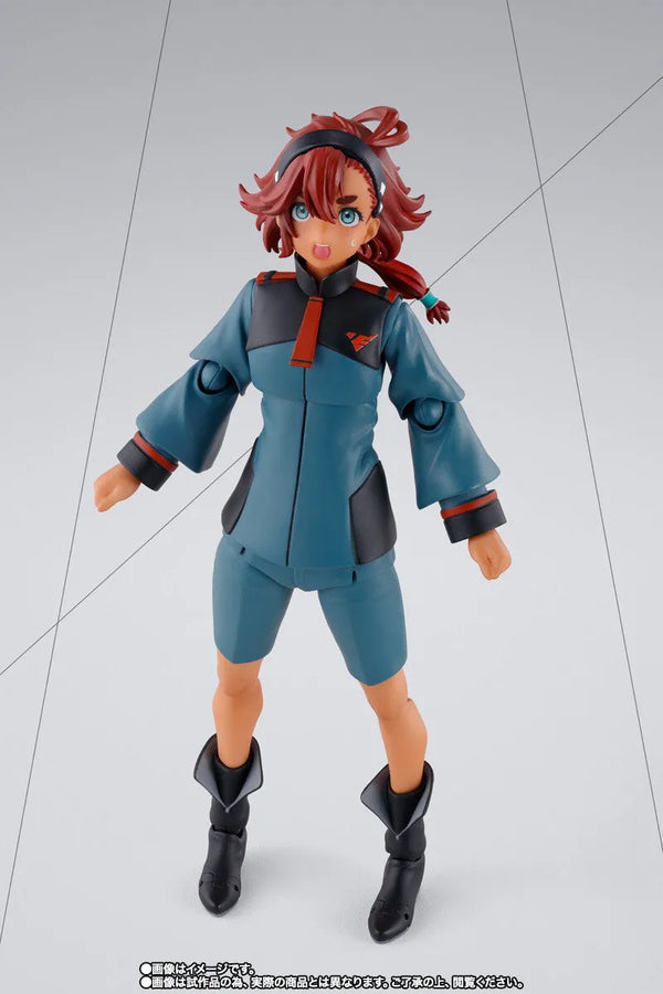 Kidou Senshi Gundam Suisei no Majo - Haro - Suletta Mercury - S.H.Figuarts - Suletta Mercury & Option Set - Regular Uniform Ver. (Bandai Spirits) [Shop Exclusive]ㅤ – Bandai Spirits – ActionFigureBrasil