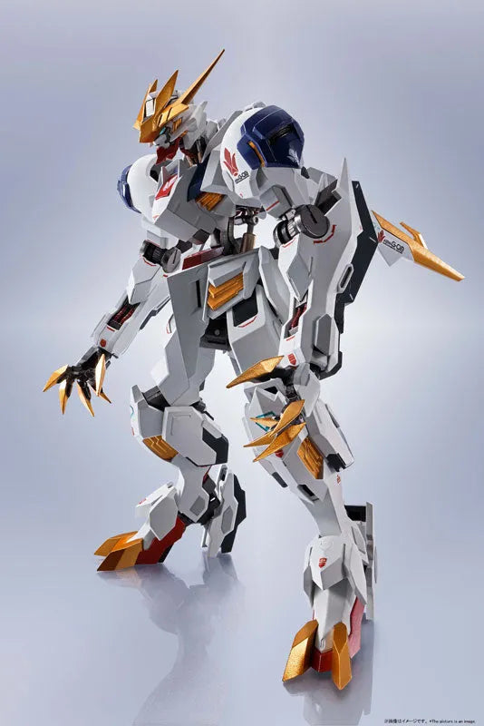 Kidou Senshi Gundam Tekketsu no Orphans - ASW-G-08 Gundam Barbatos Lupus Rex - Metal Robot Damashii - Robot Damashii - Robot Damashii <Side MS> (Bandai Spirits)ㅤ – Bandai Spirits – ActionFigureBrasil