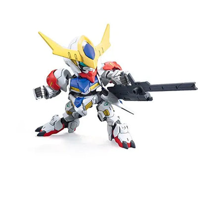 Kidou Senshi Gundam Tekketsu no Orphans - ASW-G-08 Gundam Barbatos Lupus - SD Gundam BB Senshi #402 - DX (Bandai)ㅤ – Bandai As Manufacturer – ActionFigureBrasil — com base expositora