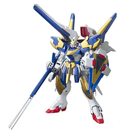 Kidou Senshi Victory Gundam - LM314V23/24 V2 Assault-Buster Gundam - LM314V23 Victory 2 Buster Gundam - LM314V24 V2 Assault Gundam - HGUC - 1/144 (Bandai)ㅤ – Bandai – ActionFigureBrasil — com base expositora