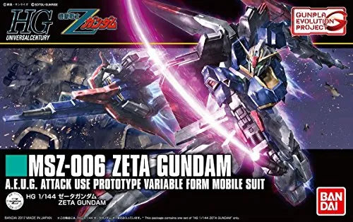 Kidou Senshi Z Gundam - MSZ-006 Zeta Gundam - HGUC - 1/144 - Evolution Ver. (Bandai)ㅤ – Bandai As Manufacturer – ActionFigure Brasil
