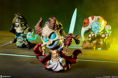 Kier, Relic Ravlatch, & Malavestros: Court-Toons Collectible Set - LIMITED EDITION – Sideshow Collectibles – ActionFigure Brasil — detalhe do produto