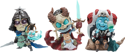 Kier, Relic Ravlatch, & Malavestros: Court-Toons Collectible Set - LIMITED EDITION – Sideshow Collectibles – ActionFigure Brasil — close