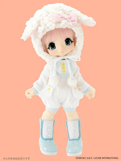 KIKIPOP! - Kinoko Planet "MofuMofu Hitsuji-san Set" White x Light Blue (DOLL ACCESSORY)ㅤ – Azone International – ActionFigureBrasil