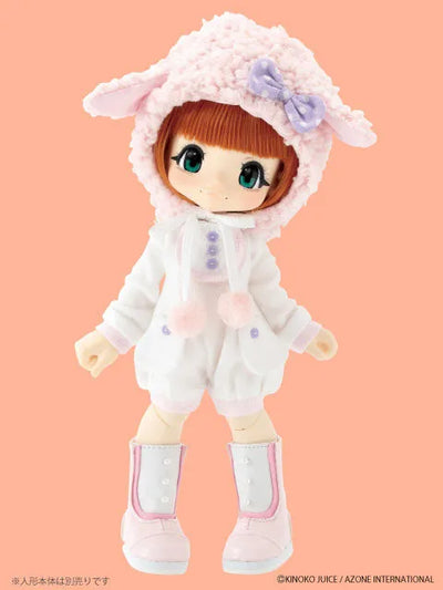KIKIPOP! - Kinoko Planet "MofuMofu Hitsuji-san Set" White x Pink (DOLL ACCESSORY)ㅤ – Azone International – ActionFigureBrasil