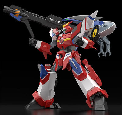 Kikou Keisatsu Metal Jack - Hyper Red Jack Armor - Kanzaki Ken - Moderoid (Good Smile Company)ㅤ – Good Smile Company – ActionFigureBrasil — acessórios