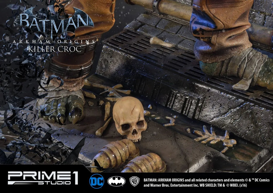 Killer Croc (Exclusive Version) Batman: Arkham Origins – Prime1Studio – ActionFigure Brasil