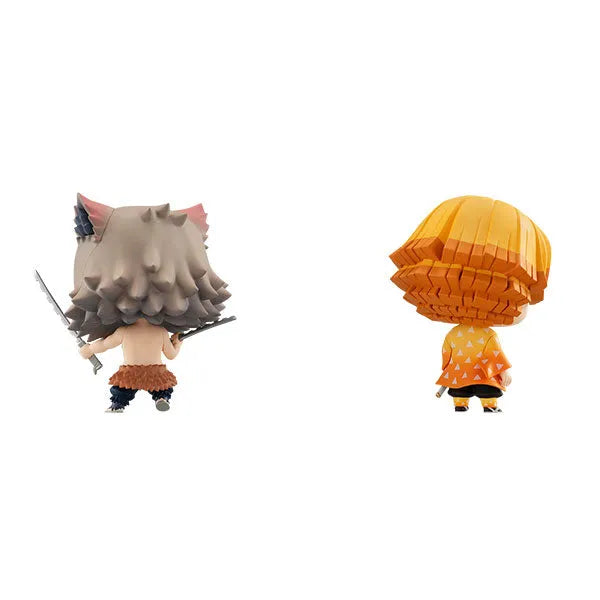 Kimetsu no Yaiba - Agatsuma Zenitsu - Inosuke Hashibira - Chimi Mega Buddy - Set of 2 Figures (MegaHouse)ㅤ – MegaHouse – ActionFigureBrasil