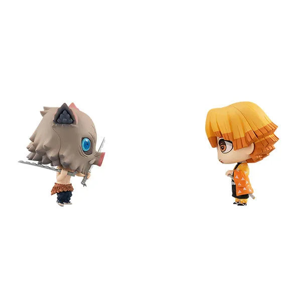 Kimetsu no Yaiba - Agatsuma Zenitsu - Inosuke Hashibira - Chimi Mega Buddy - Set of 2 Figures (MegaHouse)ㅤ – MegaHouse – ActionFigureBrasil