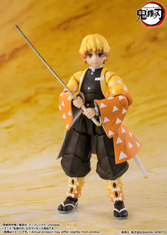 Kimetsu no Yaiba - Agatsuma Zenitsu - S.H.Figuarts (Bandai Spirits)ㅤ – Bandai Spirits – ActionFigure Brasil