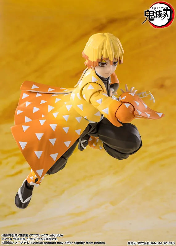 Kimetsu no Yaiba - Agatsuma Zenitsu - S.H.Figuarts (Bandai Spirits)ㅤ – Bandai Spirits – ActionFigure Brasil