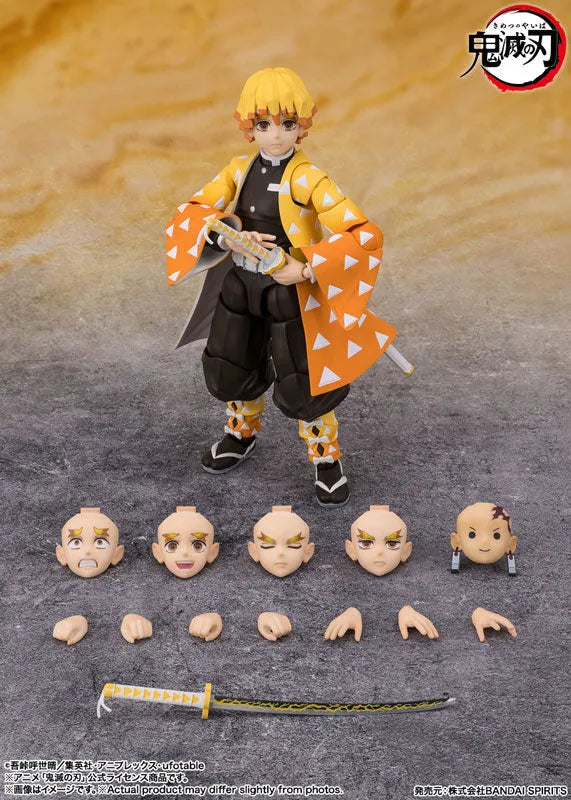Kimetsu no Yaiba - Agatsuma Zenitsu - S.H.Figuarts (Bandai Spirits)ㅤ – Bandai Spirits – ActionFigure Brasil