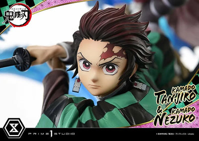Kimetsu no Yaiba - Kamado Nezuko - Kamado Tanjirou - Concept Masterline (CMDSKY-01) - 1/6 (Prime 1 Studio)ㅤ – Prime 1 Studio – ActionFigureBrasil — embalagem
