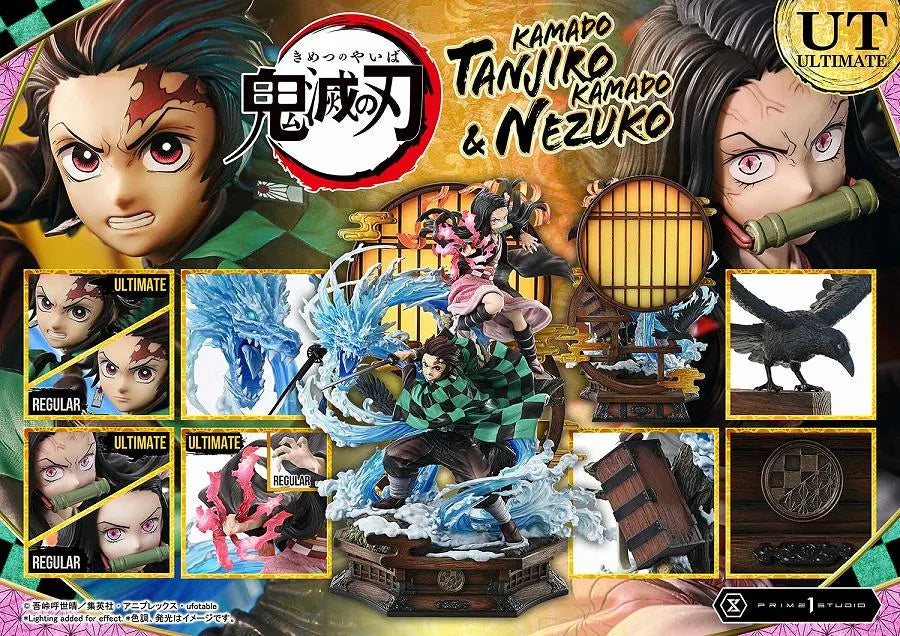 Kimetsu no Yaiba - Kamado Nezuko - Kamado Tanjirou - Kasugaigarasu - Concept Masterline (CMDSKY-01UT) - 1/6 - Ultimate Version (Prime 1 Studio)ㅤ – Prime 1 Studio – ActionFigureBrasil