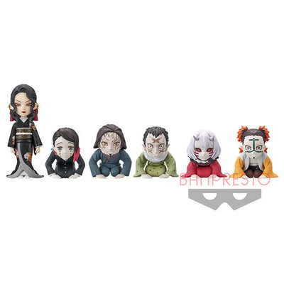 Kimetsu no Yaiba - Kibutsuji Muzan - Enmu - Mukago - Kamanue - Rokuro - Wakuraba - Kimetsu No Yaiba World Collectable Figure ~Muzan-Sama no Maedazo~ - World Collectable Figure - Set of 6 (Bandai Spirits)ㅤ – Bandai Spirits – ActionFigureBrasil