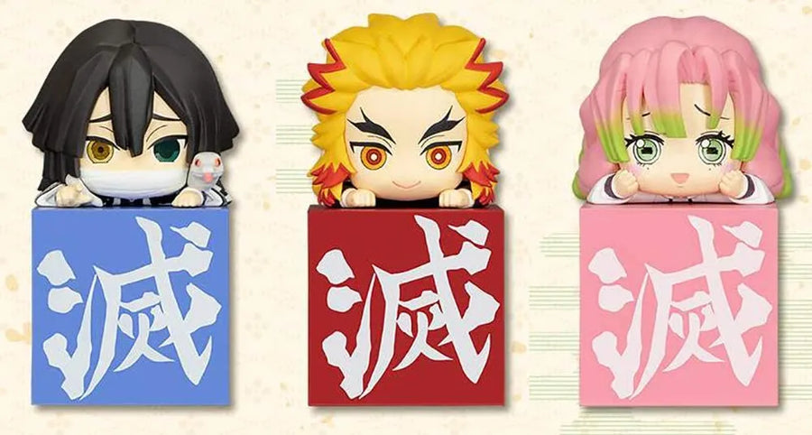 Kimetsu no Yaiba - Obanai Iguro - Kyojuro Rengoku - Mitsuri Kanroji - Hikkake Figure - Hashira 1 - 3 Set (FuRyu)ㅤ – FuRyu – ActionFigure Brasil