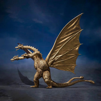 King Ghidorah (1972) – Tamashii Nations – ActionFigure Brasil — ambientada