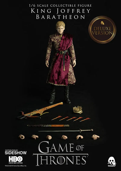 King Joffrey Baratheon  (Deluxe Version) (Deluxe Version) – Threezero – ActionFigure Brasil