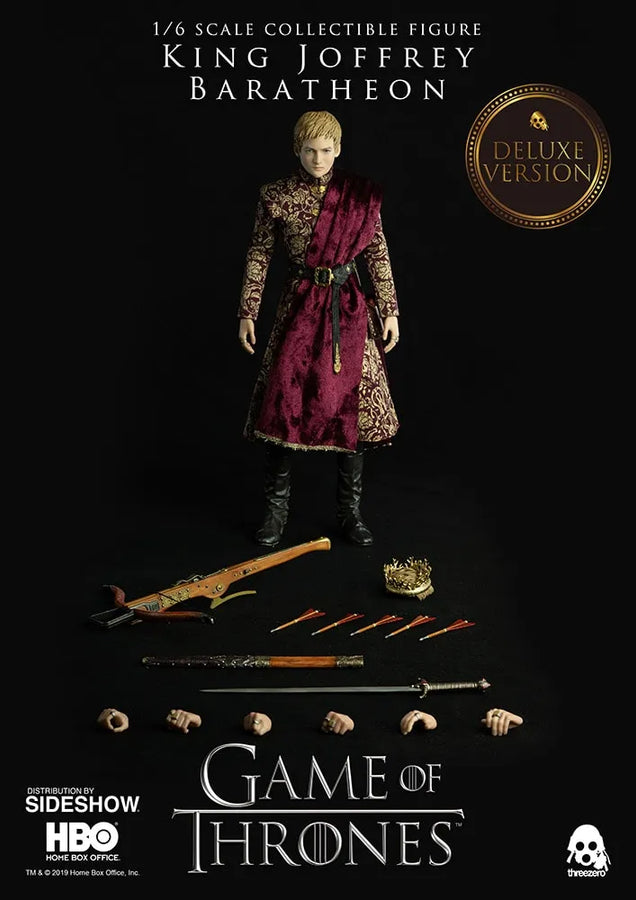 King Joffrey Baratheon  (Deluxe Version) (Deluxe Version) – Threezero – ActionFigure Brasil