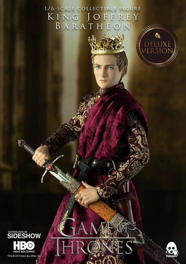 King Joffrey Baratheon  (Deluxe Version) (Deluxe Version) – Threezero – ActionFigure Brasil