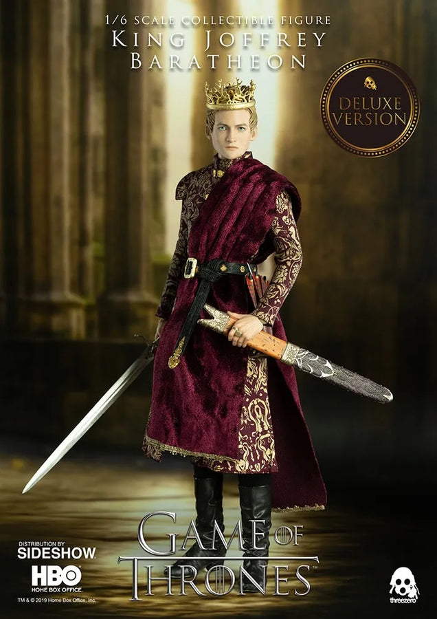 King Joffrey Baratheon  (Deluxe Version) (Deluxe Version) – Threezero – ActionFigure Brasil