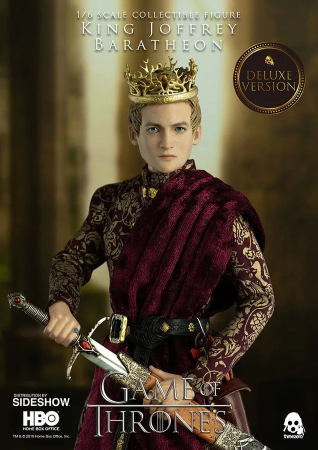 King Joffrey Baratheon  (Deluxe Version) (Deluxe Version) – Threezero – ActionFigure Brasil