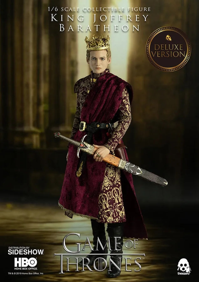 King Joffrey Baratheon  (Deluxe Version) (Deluxe Version) – Threezero – ActionFigure Brasil