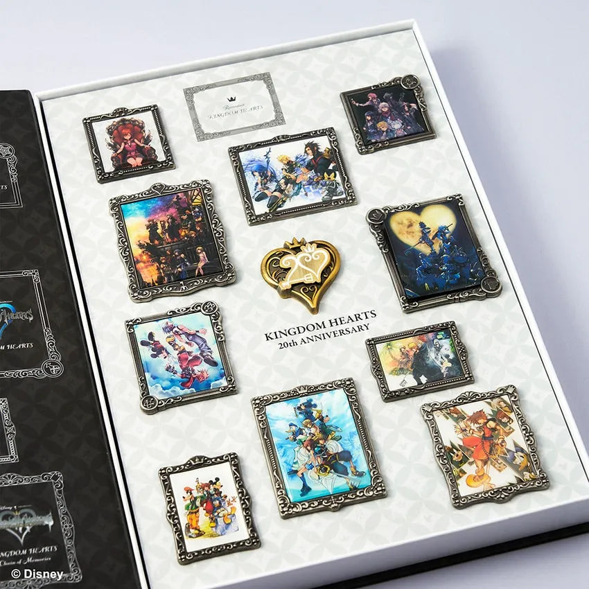 Kingdom Hearts 20th Anniversary Pin Box Vol. 1 – Square Enix – ActionFigure Brasil