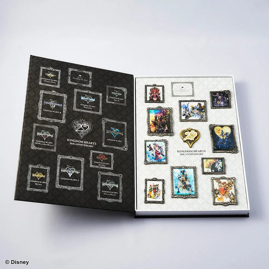 Kingdom Hearts 20th Anniversary Pin Box Vol. 1 – Square Enix – ActionFigure Brasil