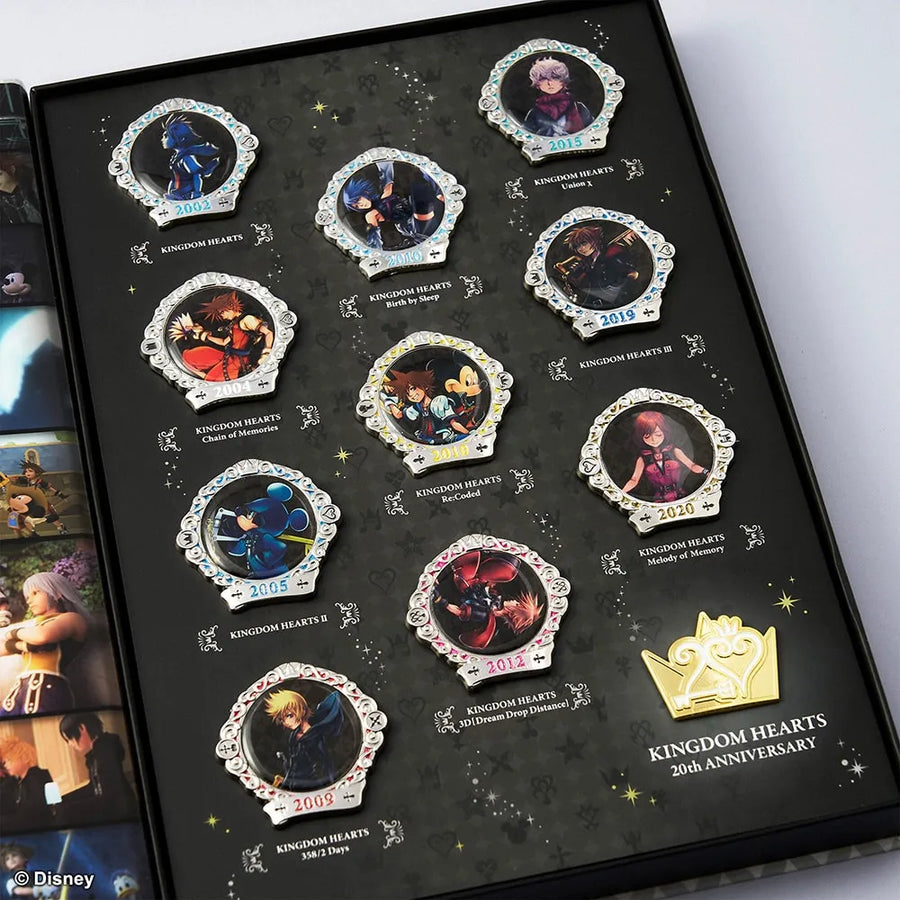 Kingdom Hearts 20th Anniversary Pin Box Vol. 2 – Square Enix – ActionFigure Brasil