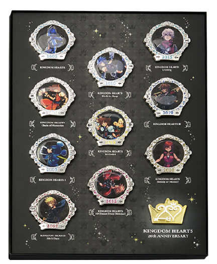 Kingdom Hearts 20th Anniversary Pin Box Vol. 2 – Square Enix – ActionFigure Brasil