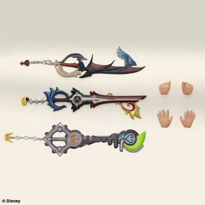 Kingdom Hearts 3D: Dream Drop Distance - Riku - Play Arts Kai (Square Enix)ㅤ – Square Enix – ActionFigureBrasil — ângulo diferente