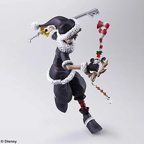 Kingdom Hearts II - Sora - Bring Arts - Christmas Town ver. (Square Enix)ㅤ – Square Enix – ActionFigure Brasil