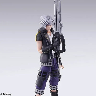 Kingdom Hearts III - Riku - Bring Artsㅤ – Square Enix – ActionFigure Brasil — ângulo diferente