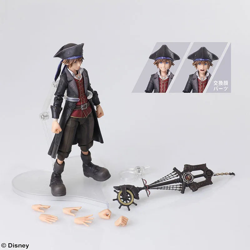 Kingdom Hearts III - Sora - Bring Arts - Pirates of Caribbean ver. (Square Enix)ㅤ – Square Enix – ActionFigure Brasil
