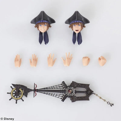 Kingdom Hearts III - Sora - Bring Arts - Pirates of Caribbean ver. (Square Enix)ㅤ – Square Enix – ActionFigureBrasil — com base expositora