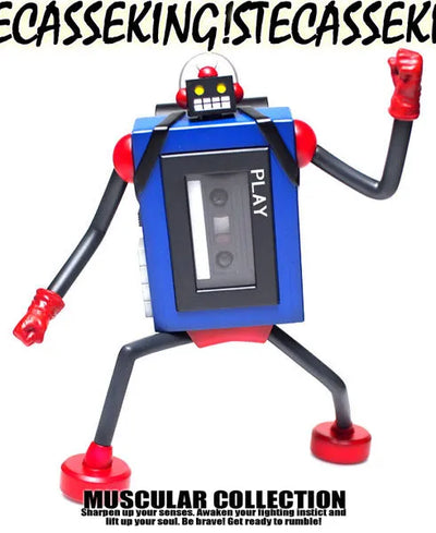 Kinnikuman - Stereo-Cassette King - CCP Muscular Collection - Advent Ver. (Original color) (CCP)ㅤ – CCP As Manufacturer – ActionFigure Brasil — ângulo diferente