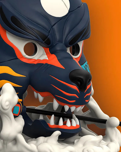 Kitsune Mask (Kurayami Edition) - LIMITED EDITION (Blue) – Mighty Jaxx – ActionFigure Brasil