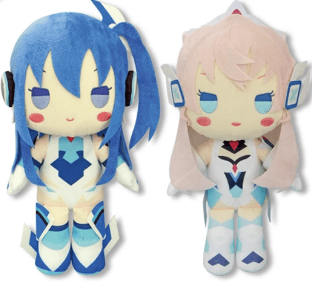 Senki Zessho Symphogear AXZ - Deformed Plush XL - Tsubasa & Mariaㅤ