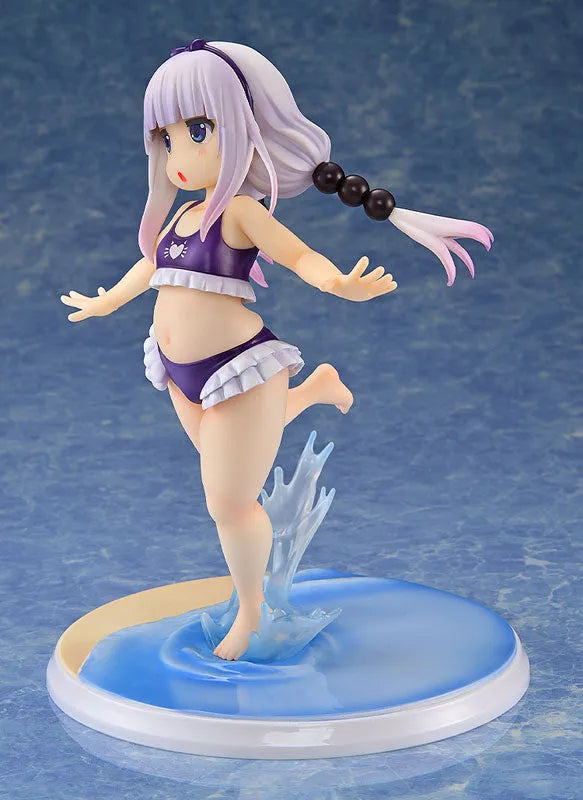 Kobayashi-san chi no Maid Dragon - Kanna Kamui - 1/6 - Excited to Wear a Swimsuit at Home Ver., Purple (Kaitendoh)ㅤ – Kaitendoh – ActionFigure Brasil