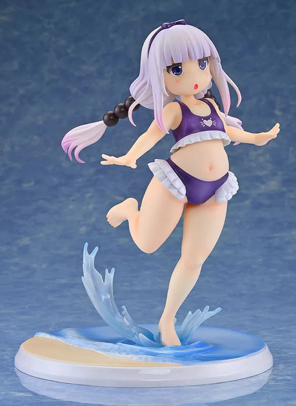 Kobayashi-san chi no Maid Dragon - Kanna Kamui - 1/6 - Excited to Wear a Swimsuit at Home Ver., Purple (Kaitendoh)ㅤ – Kaitendoh – ActionFigure Brasil