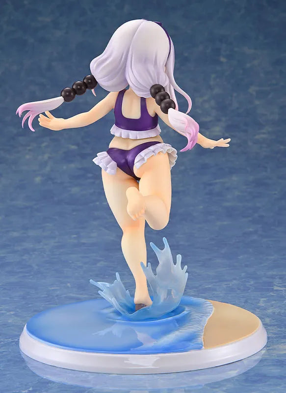 Kobayashi-san chi no Maid Dragon - Kanna Kamui - 1/6 - Excited to Wear a Swimsuit at Home Ver., Purple (Kaitendoh)ㅤ – Kaitendoh – ActionFigure Brasil