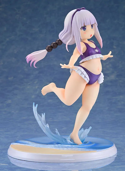 Kobayashi-san chi no Maid Dragon - Kanna Kamui - 1/6 - Excited to Wear a Swimsuit at Home Ver., Purple (Kaitendoh)ㅤ – Kaitendoh – ActionFigureBrasil — com base expositora