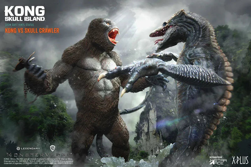 Kong: Skull Island - Kong vs. Skullcrawler Statueㅤ – Star Ace Toys – ActionFigure Brasil