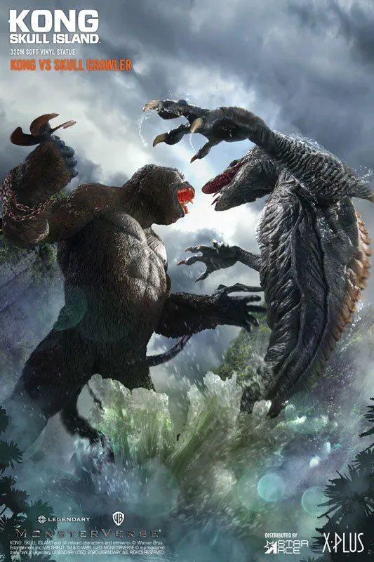 Kong: Skull Island - Kong vs. Skullcrawler Statueㅤ – Star Ace Toys – ActionFigure Brasil