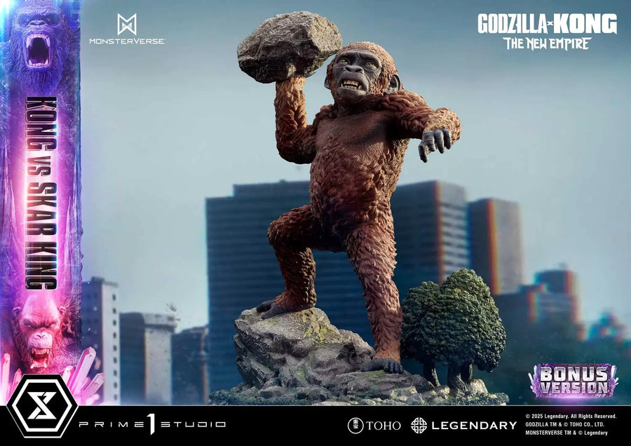 Kong vs Skar King (Bonus Version) Godzilla x Kong: The New Empire (Film) – Prime1Studio – ActionFigure Brasil