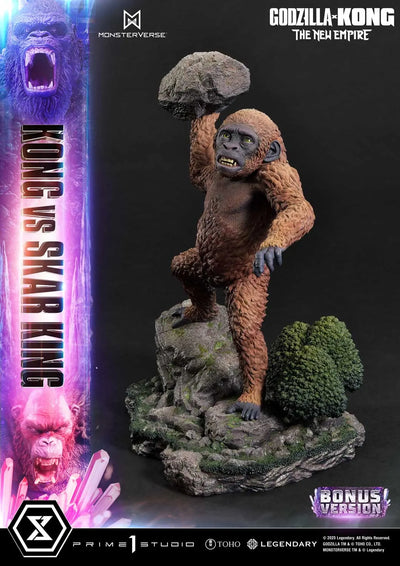 Kong vs Skar King (Bonus Version) Godzilla x Kong: The New Empire (Film) – Prime1Studio – ActionFigure Brasil