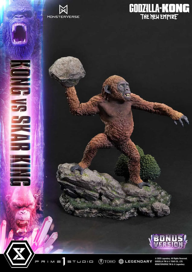 Kong vs Skar King (Bonus Version) Godzilla x Kong: The New Empire (Film) – Prime1Studio – ActionFigure Brasil